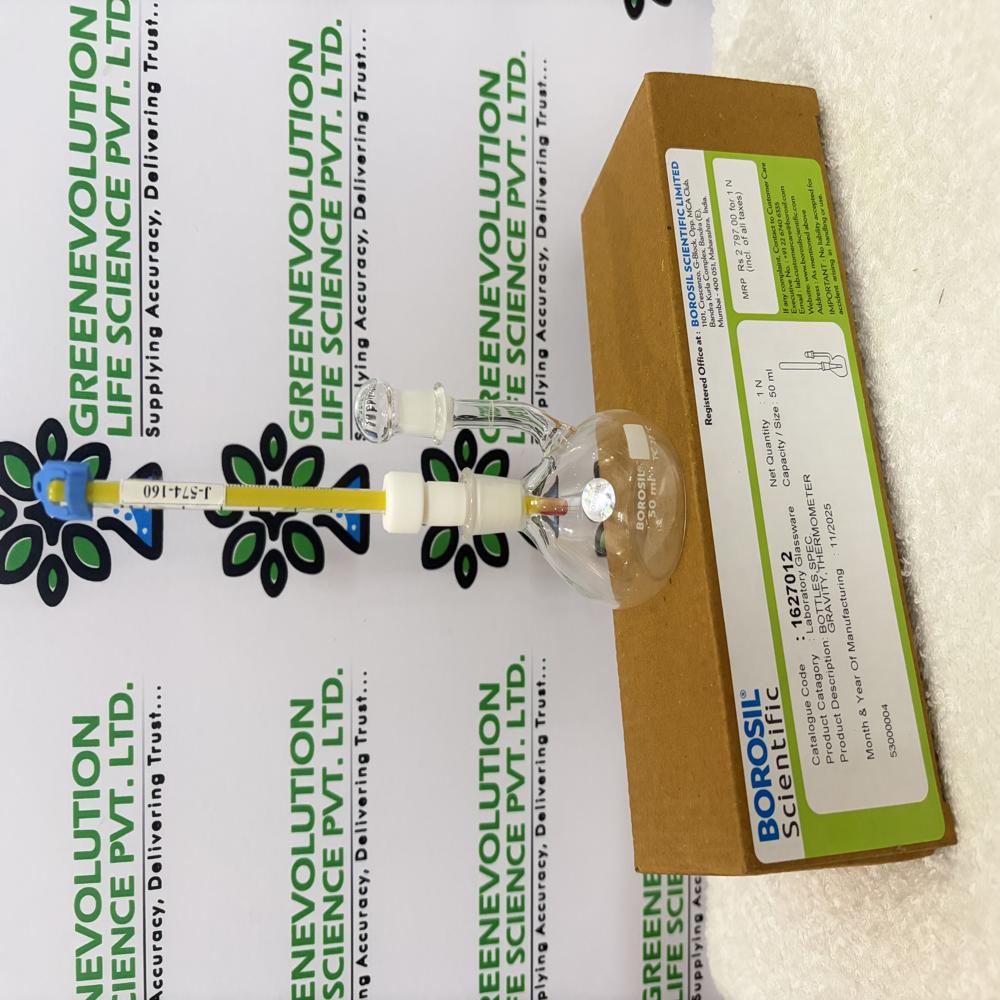 Specific Gravity Bottle 50 Ml Borosil