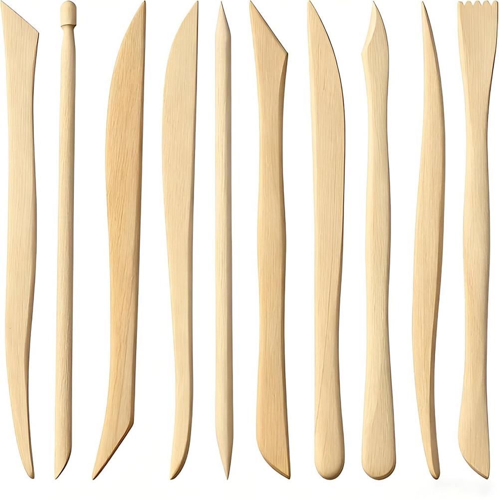 Wooden Clay Sculpting Tools