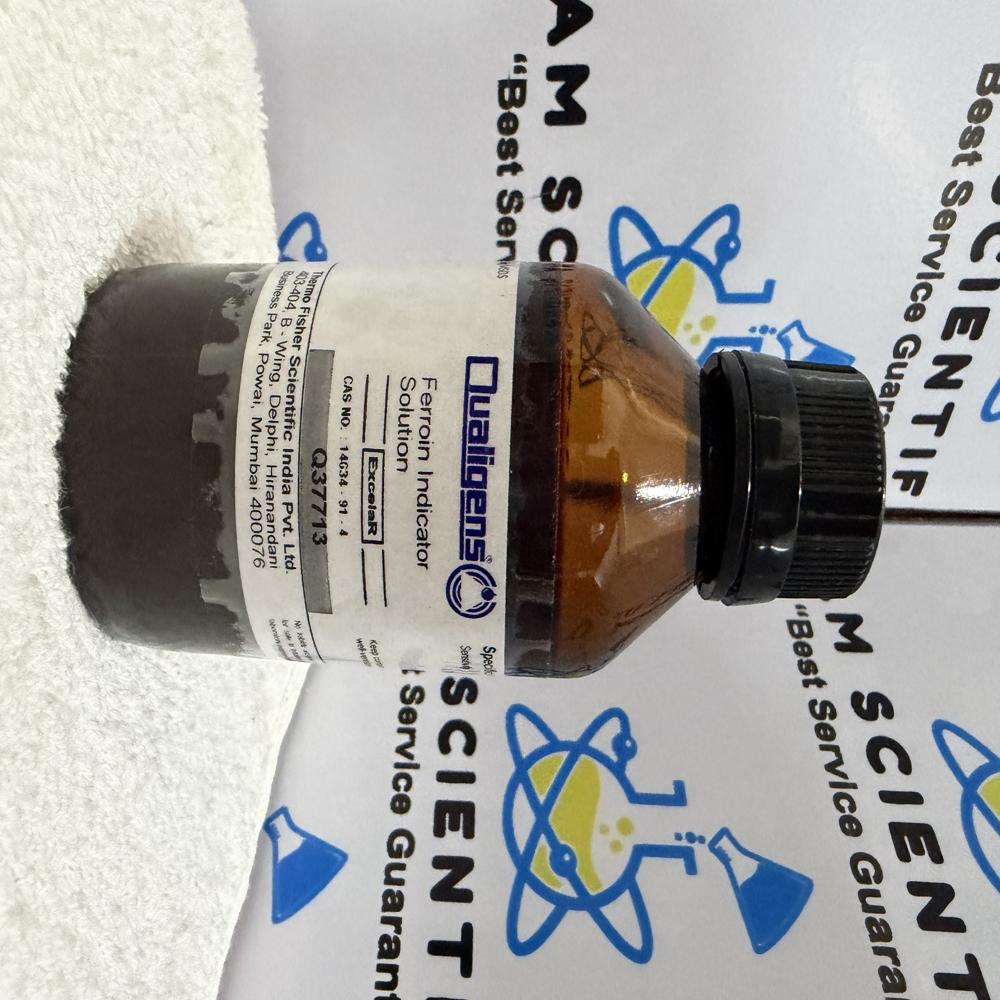 Ferroin Indicator Solution ER 100ml Qualigens