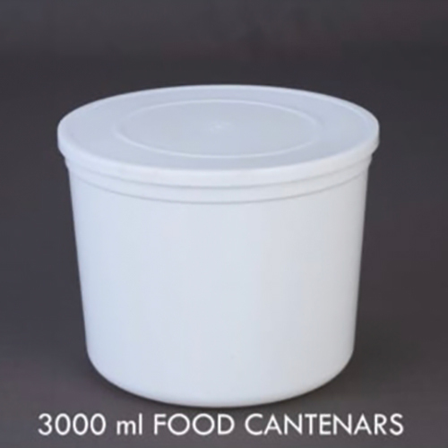 3000 ML Plastic Round Container