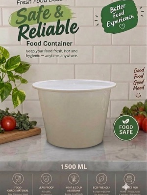 1500 ML Disposable Plastic Container