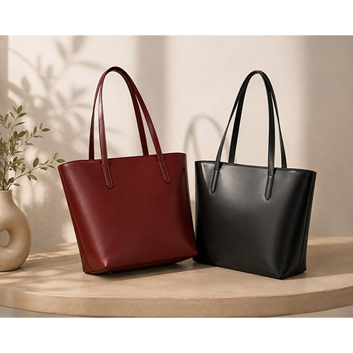 Minimalist PU Leather Shoulder Tote Bag