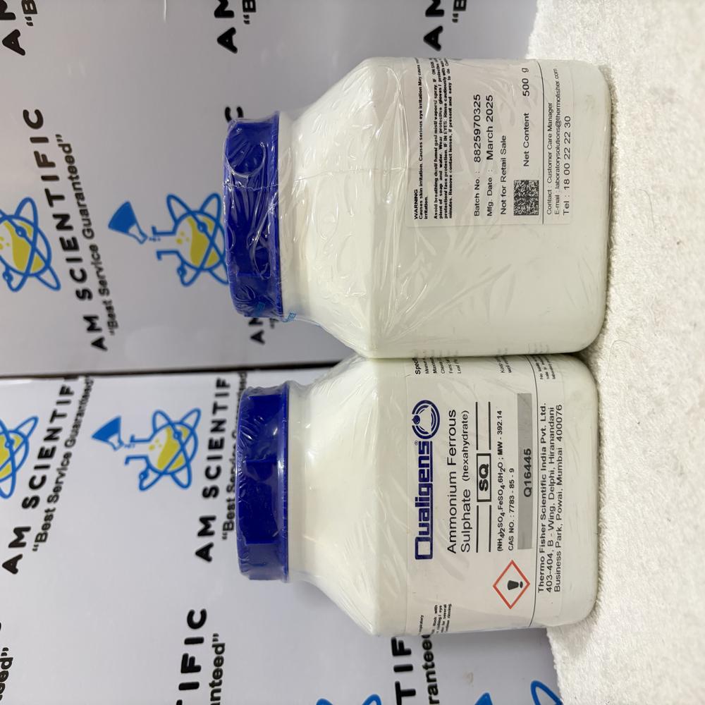 Ammonium Ferrous Sulphate SQ 500g Qualigens