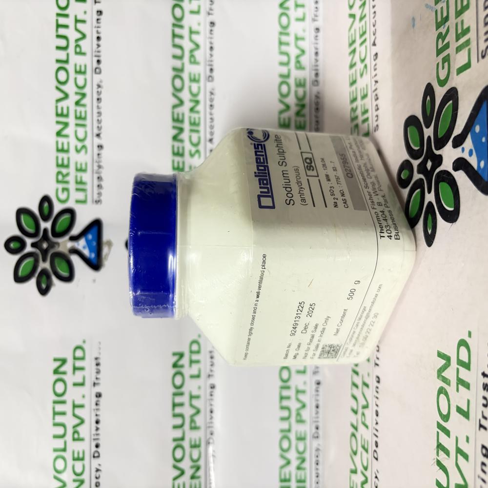 Sodium Sulphite Anhydrous 500gm Qualigens