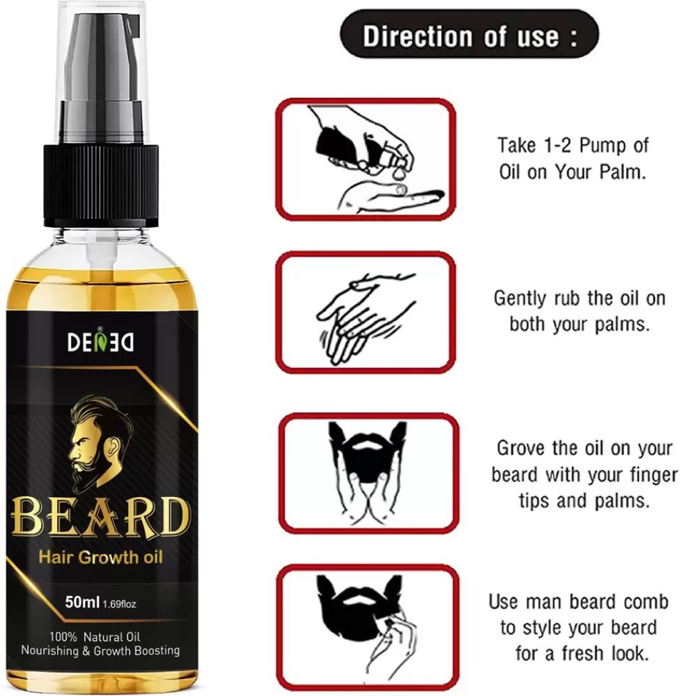 Beard growth oil