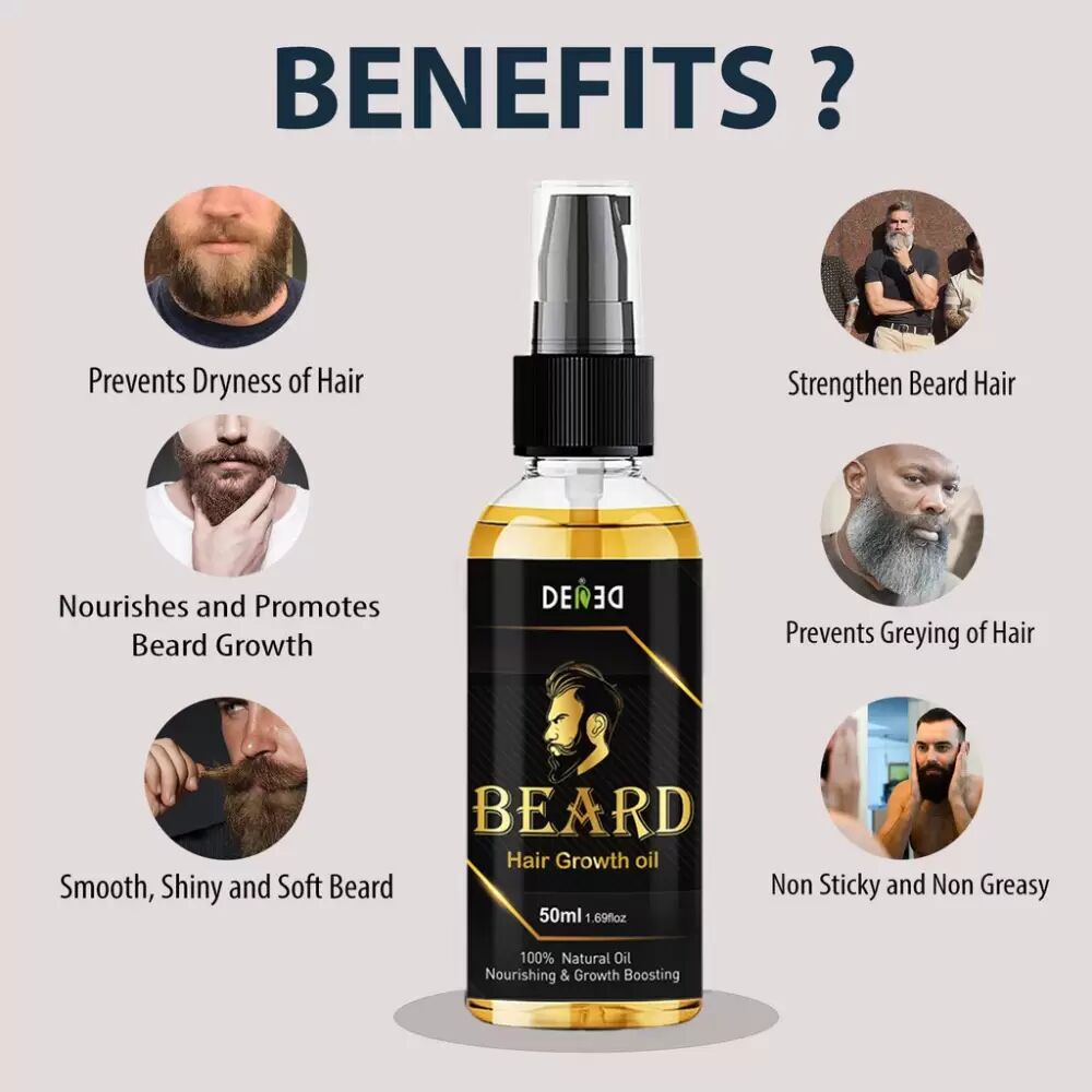 Beard growth oil