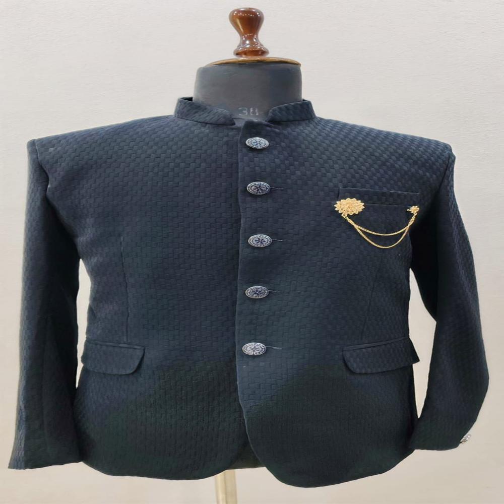 Mens Bandhgala Jodhpuri Suit with Pocket Chain