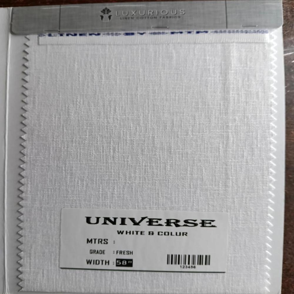 UNIVERSE COTTON LINEN SHIRTING FABRIC 58"