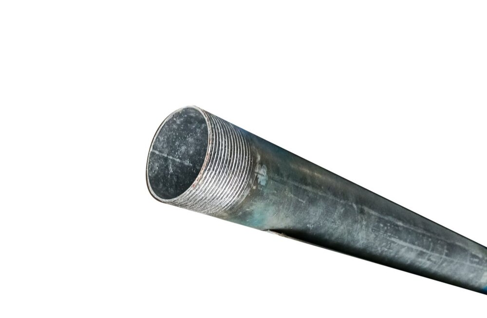 Gi Pipes - Galvanized Iron, Round Shape, Silver Finish | Durable, Multiple Material Grades, Corrosion Resistant For Plumbing Applications