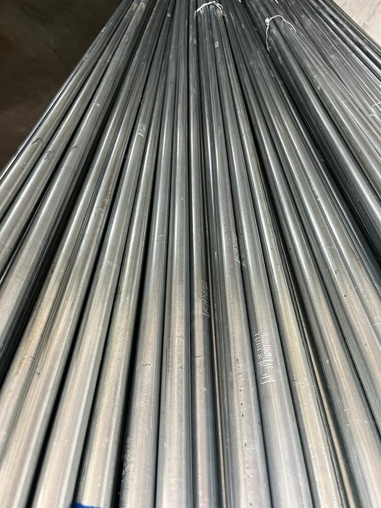 Gi Pipes - Galvanized Iron, Round Shape, Silver Finish | Durable, Multiple Material Grades, Corrosion Resistant For Plumbing Applications