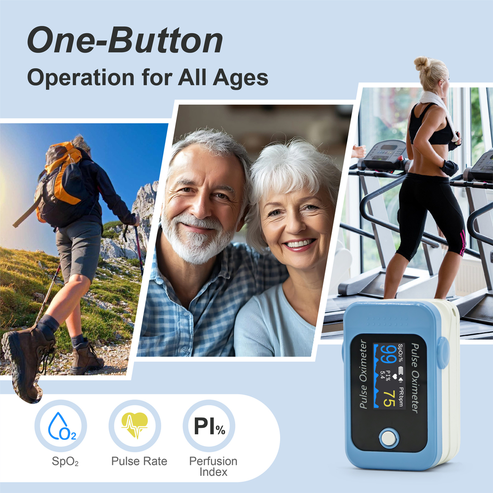 BM1000D Portable Fingertip Pulse Oximeter