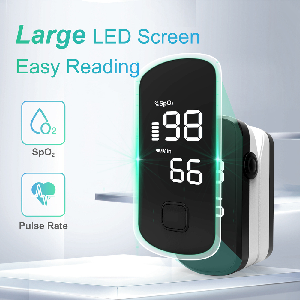 BM1000E Black Fingertip Pulse Oximeter