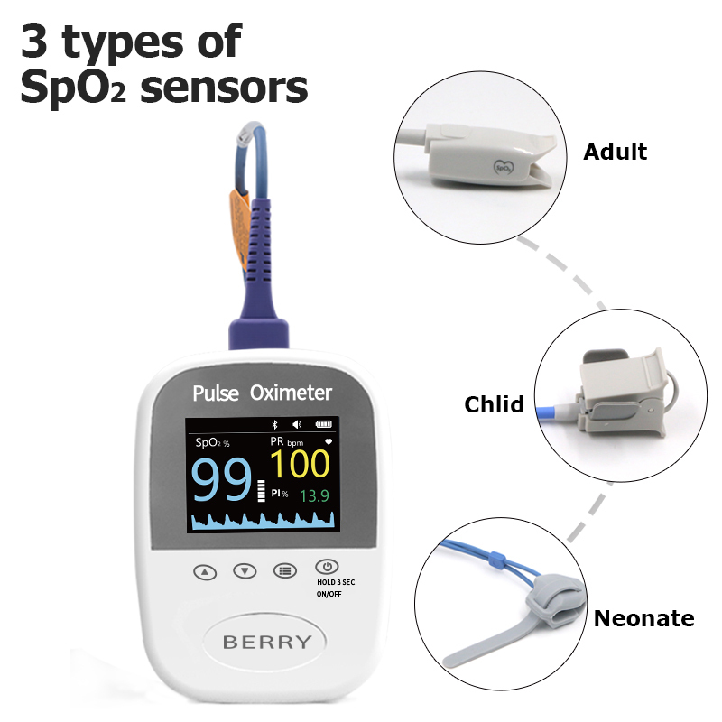BM1000A Digital Handheld Pulse Oximeter