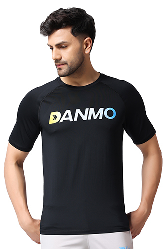 DNM-RU-BLK-TEE Mens Sports T-Shirts