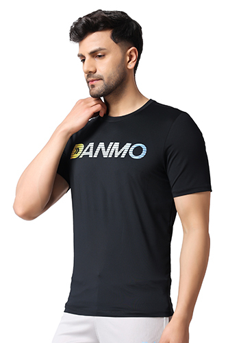 DNM-PW-BLK-TEE Mens Sports T-Shirts