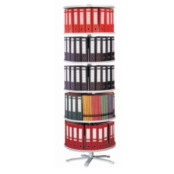 Rotating Circular Office File Storage System
