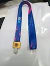 SBI lanyard with metal Cap with branding