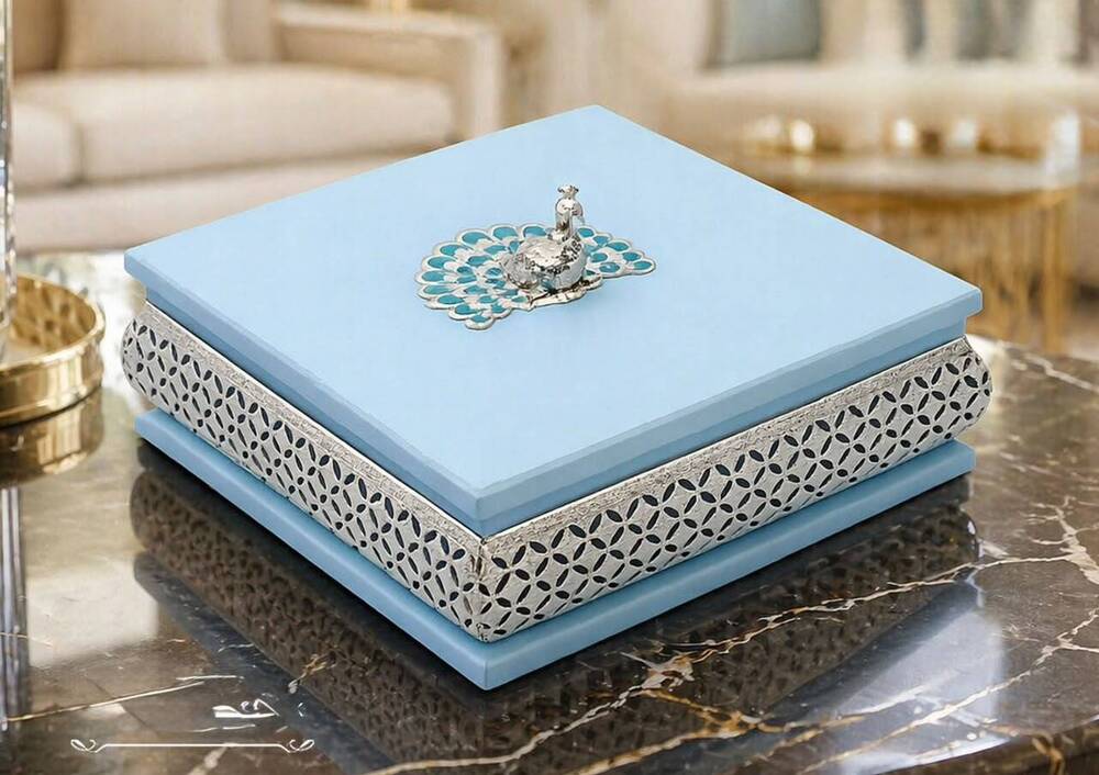 Peacock Designer Dry Fruit Gift Box