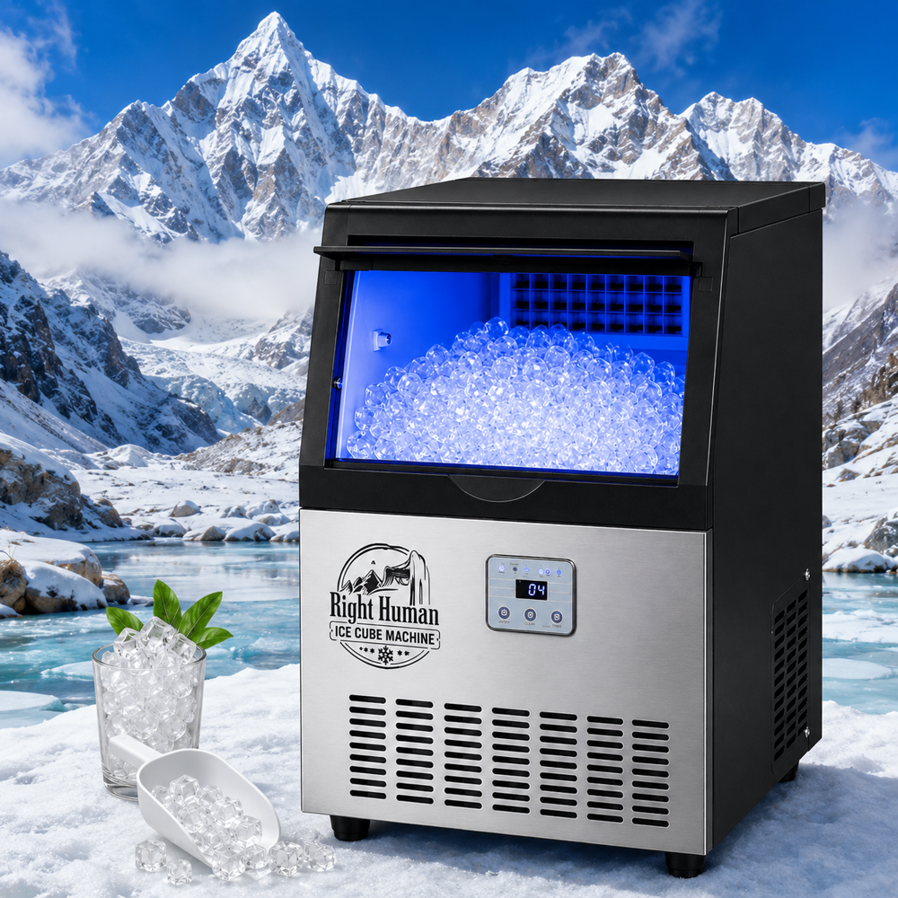 Ice Cube Maker 45Kg/24Hrs - Color: Silver