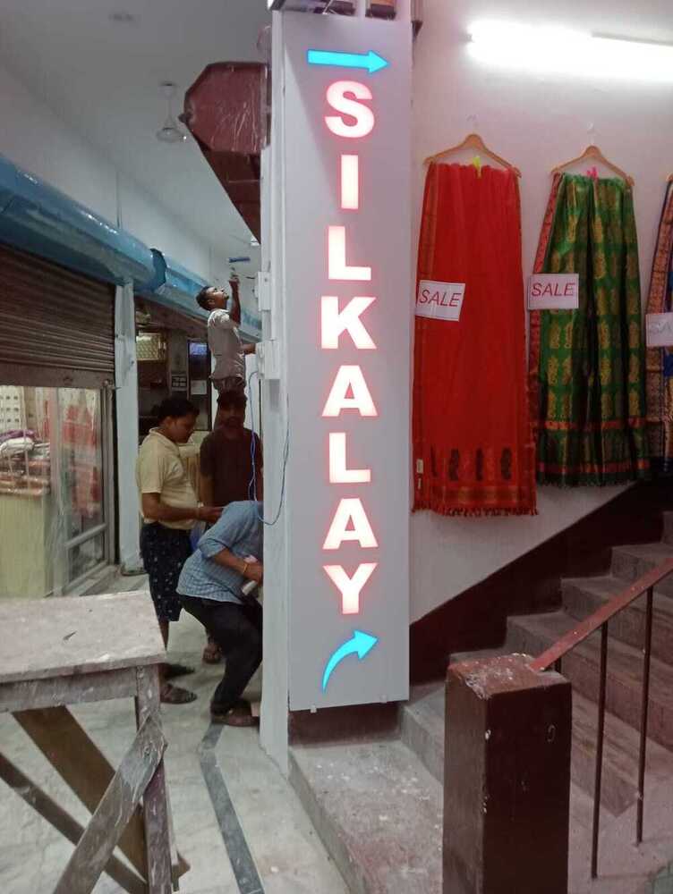 2D LED Sign Board With Light