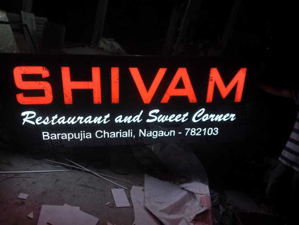 Advertising 2D LED Sign Board