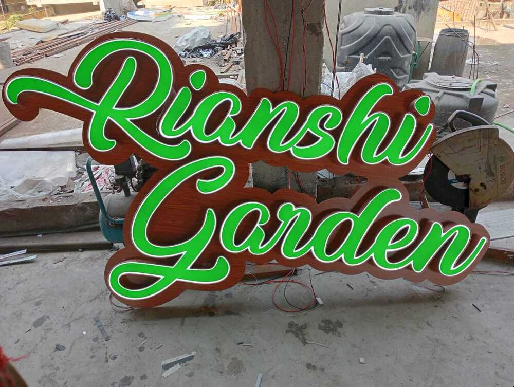 Advertising 3D Led Signage Board