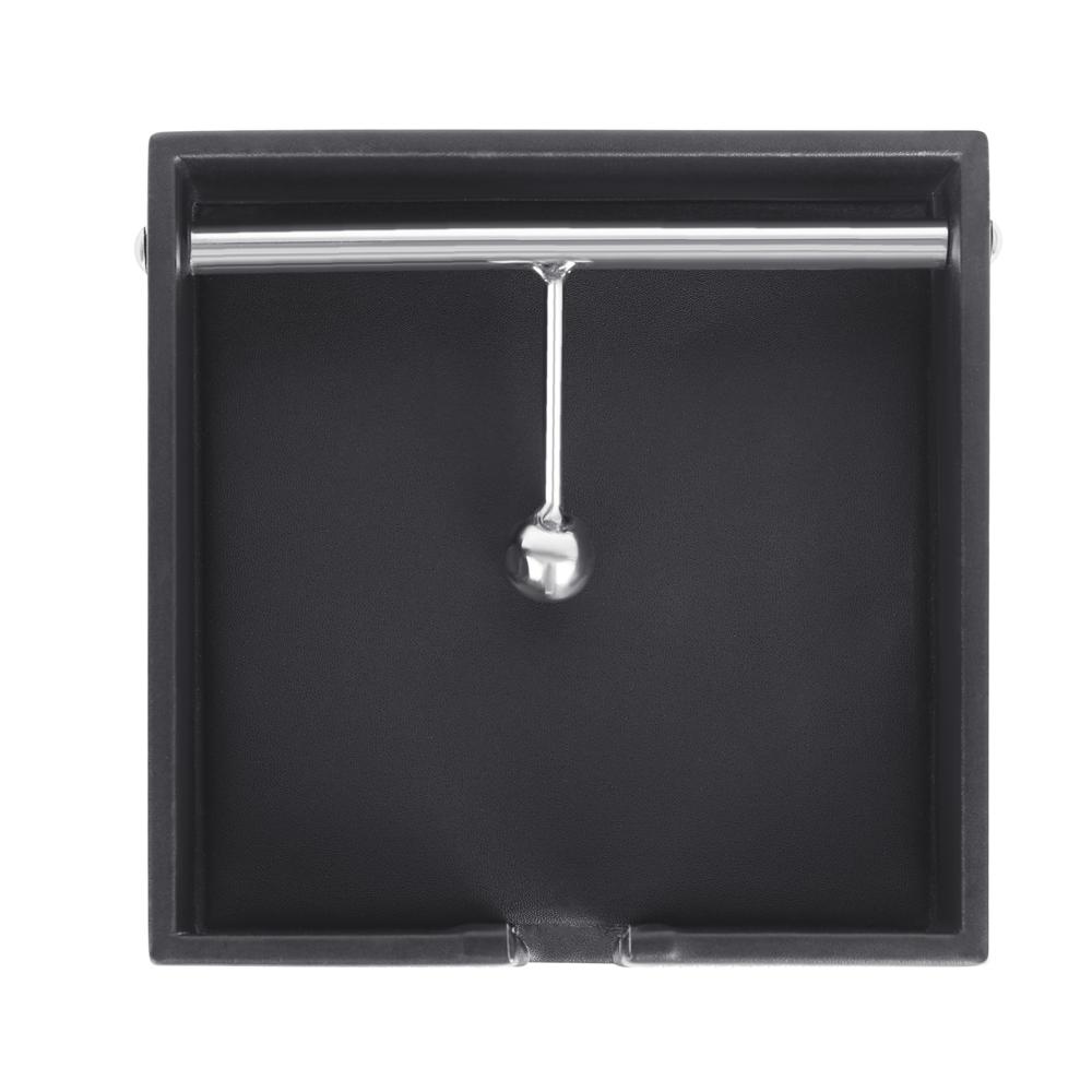 Black PU Leather Napkin Holder Tray