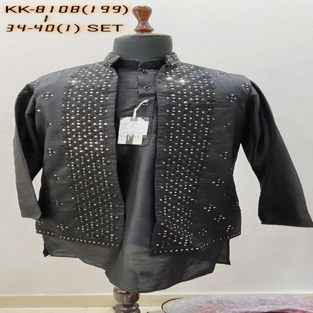 Mens Indo Western Kurta Koti Set