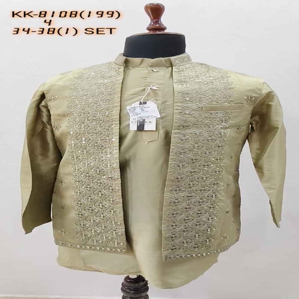 Mens Indo Western Kurta Koti Set