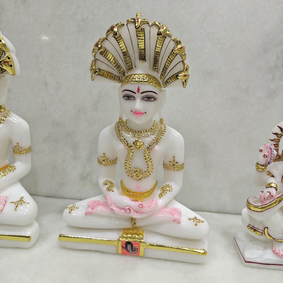 Marble Jain Parshvanath Statues 