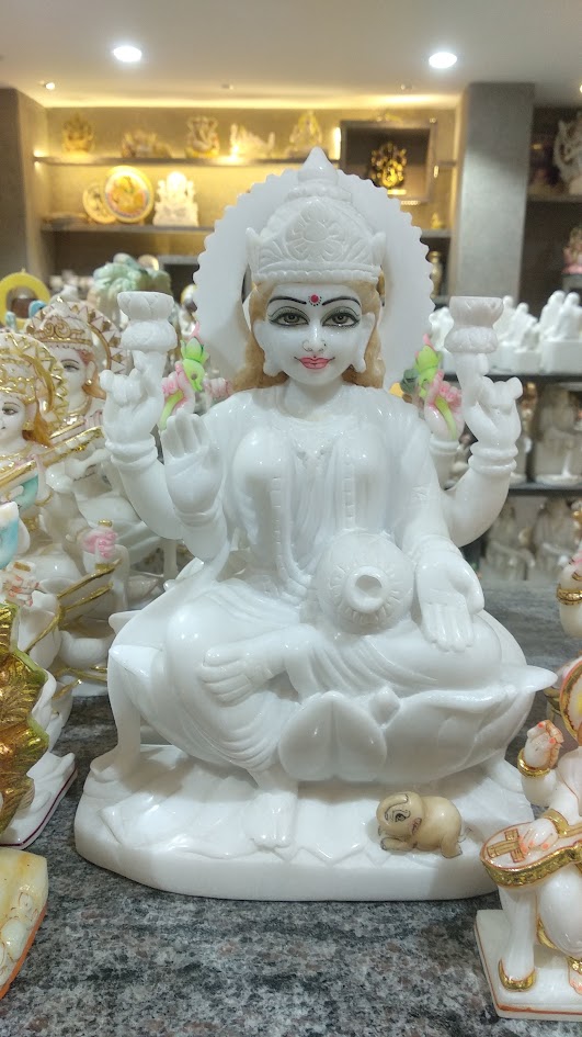 Marble Lakshmi Statue