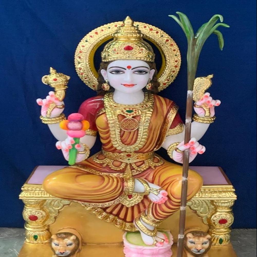Marble Rajarajeshwari Statue
