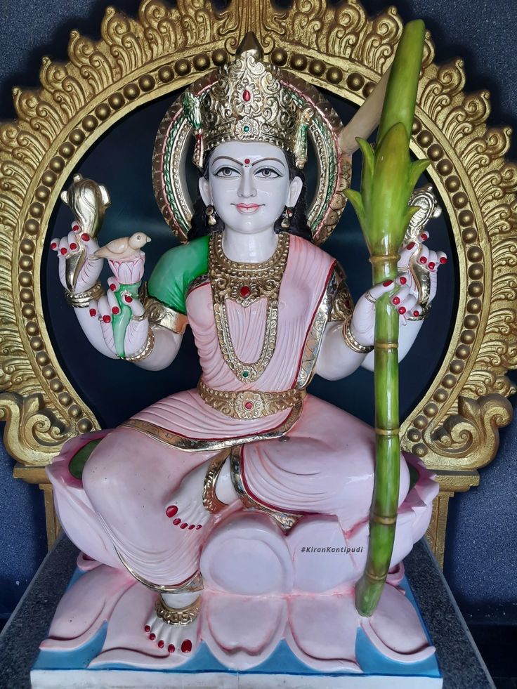 Marble Rajarajeshwari Statue