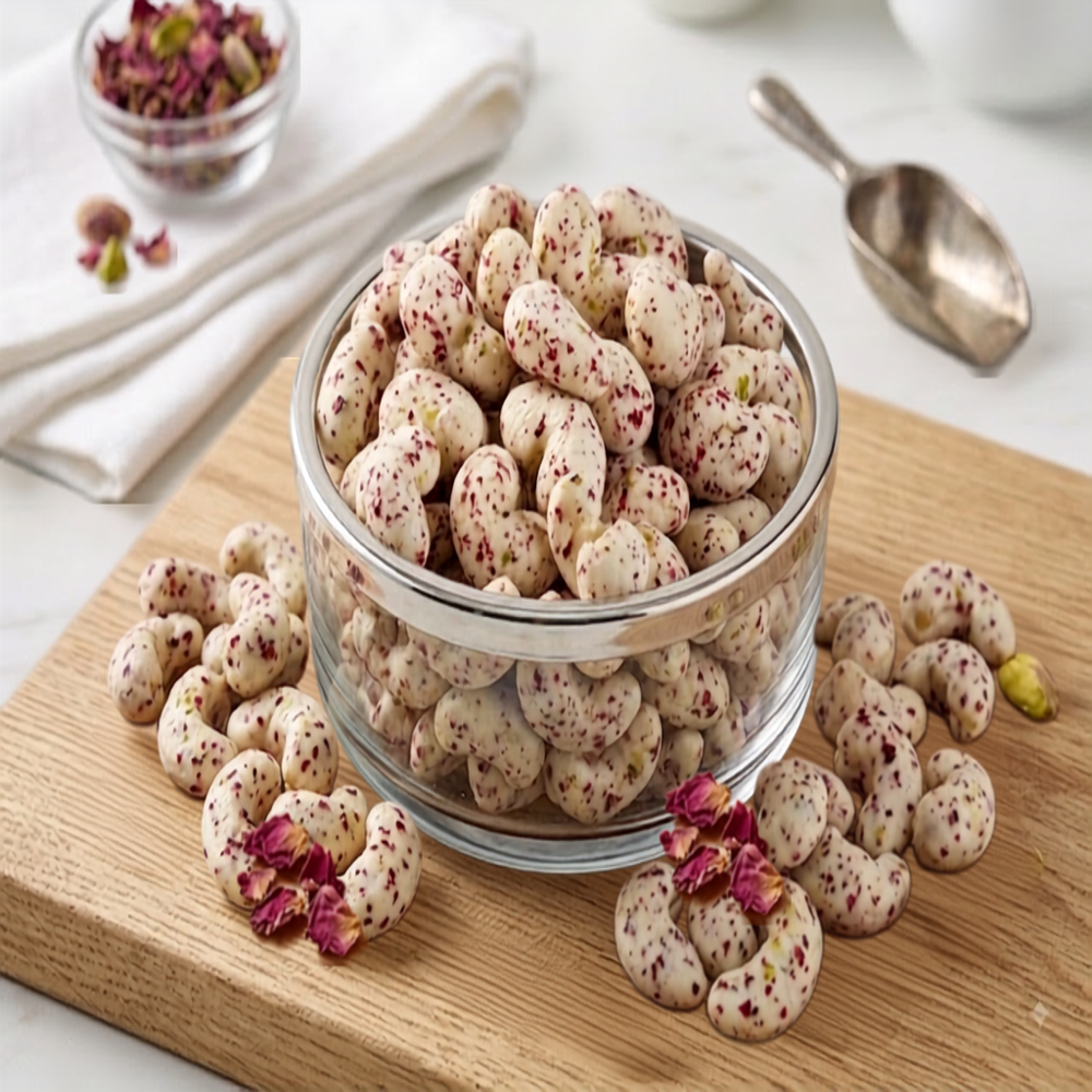 Rose Malai Cashew - Shelf Life: 6 Months