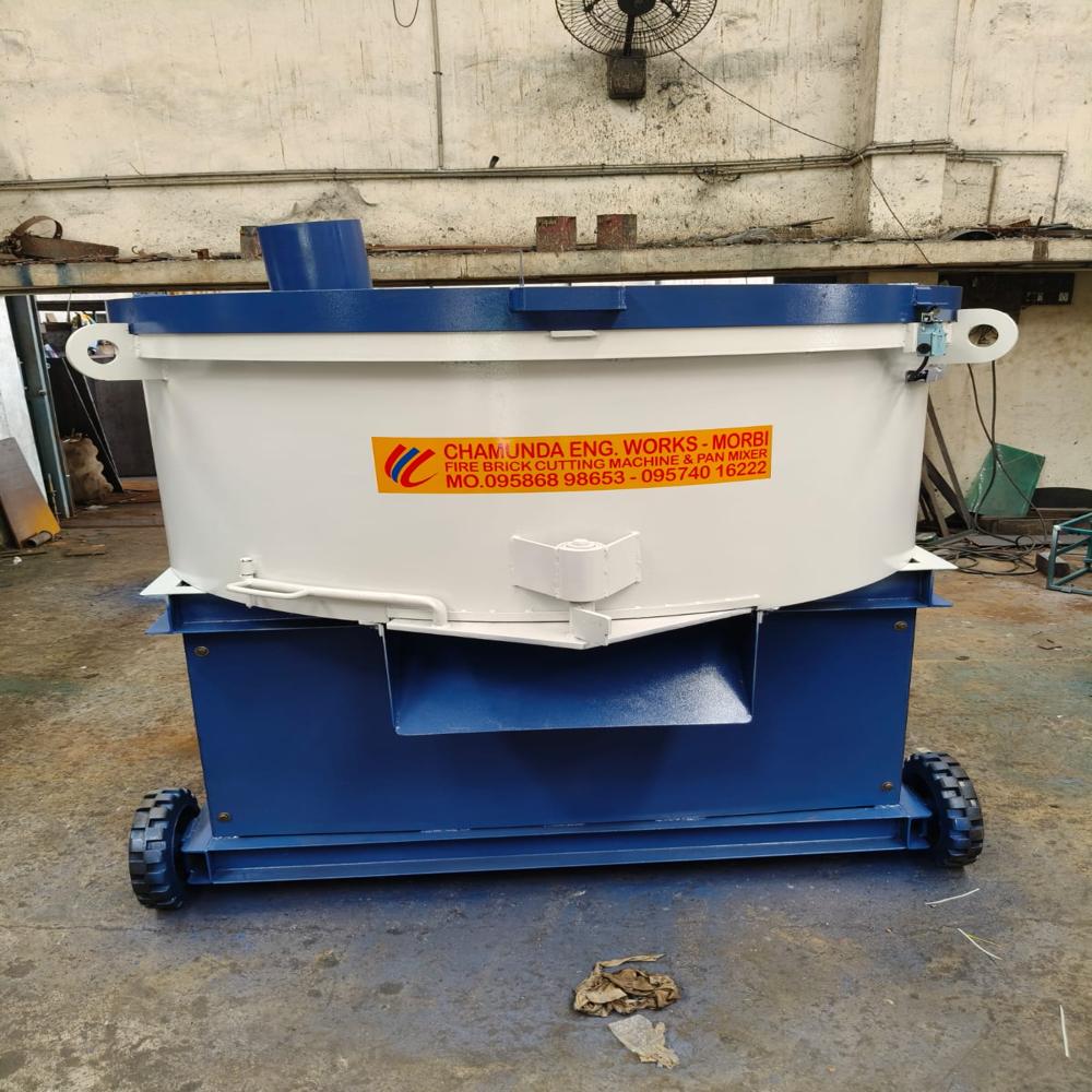 chamunda 500kg Refractory Material Mixing Pan Mixer Machine for Castables