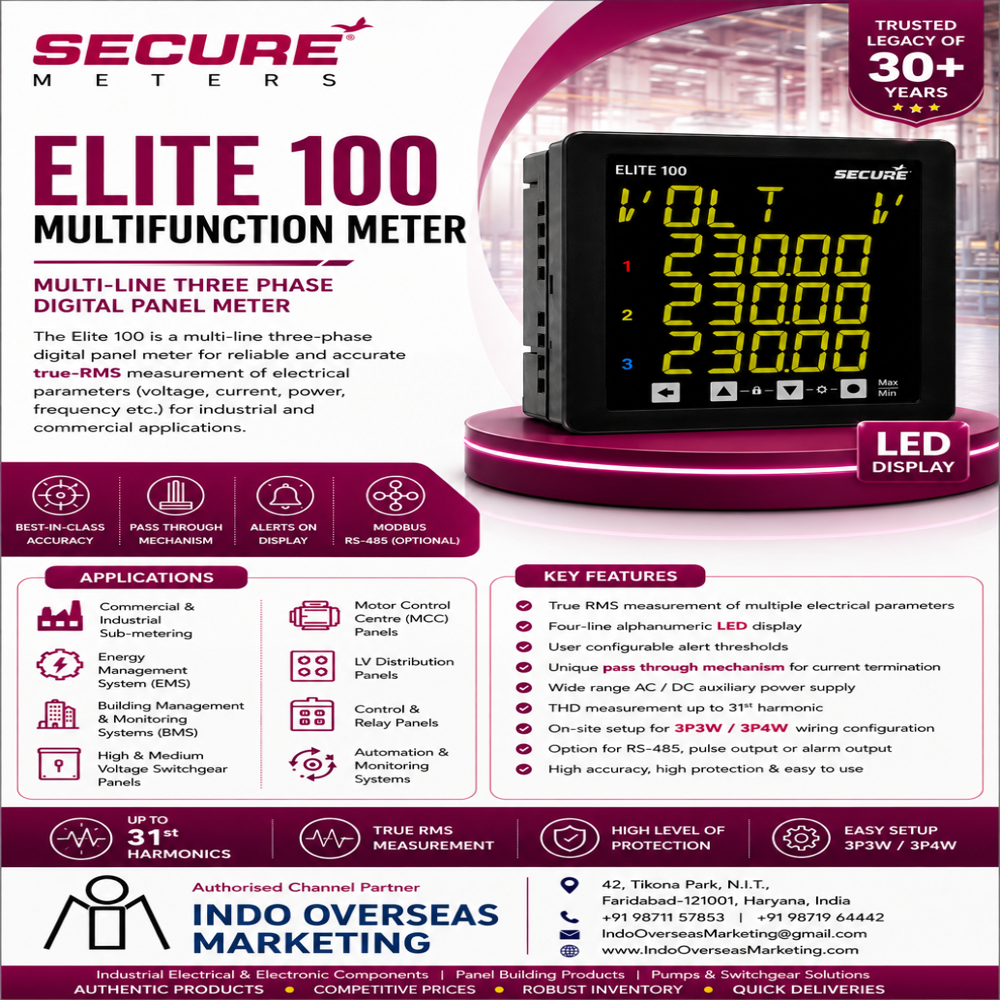 SECURE Meters - ELITE 100 MFM