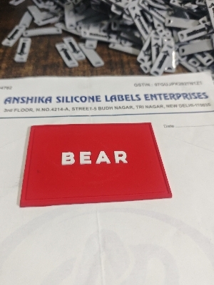 Bear Silicone Logo Patch