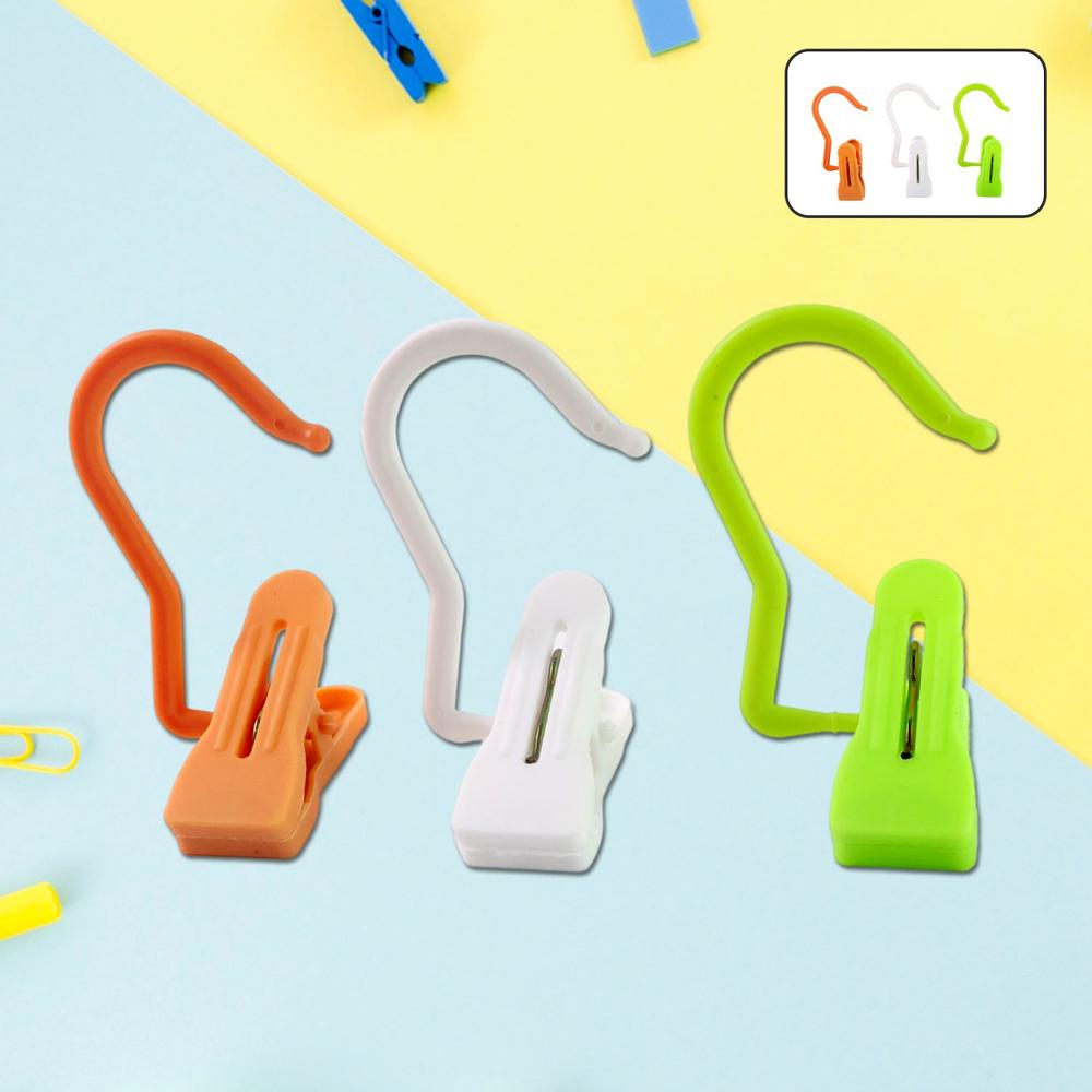 Multipurpose Hanging Hook Clip (1 Pc, Mix Color) - Color: Home Improvement