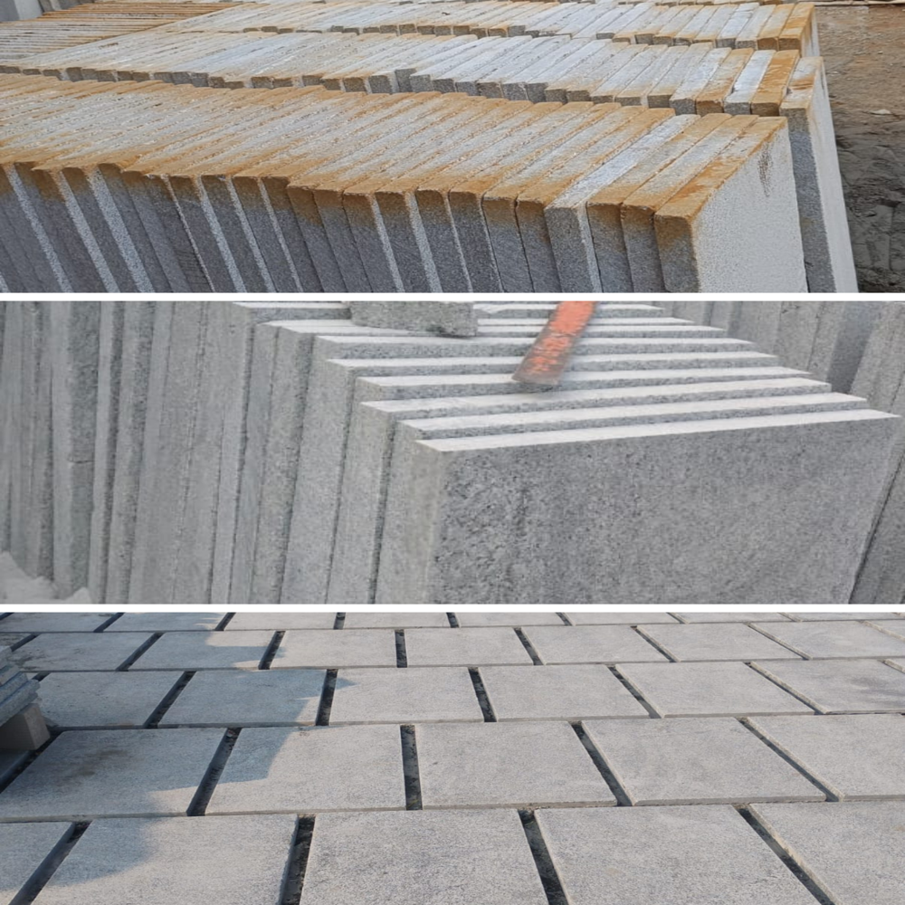 Grey Granite Paving Stone 70mm