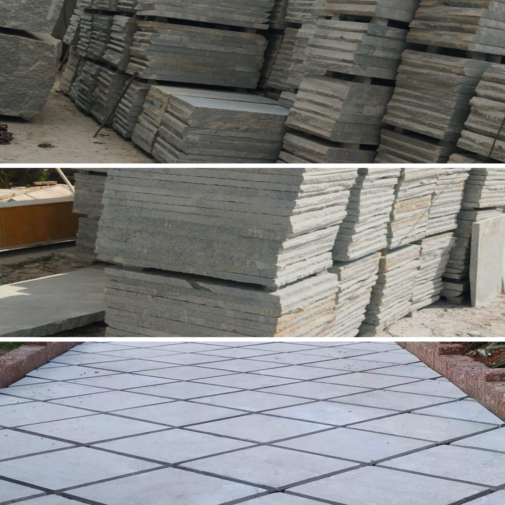 Grey Granite Paving Stone 70mm