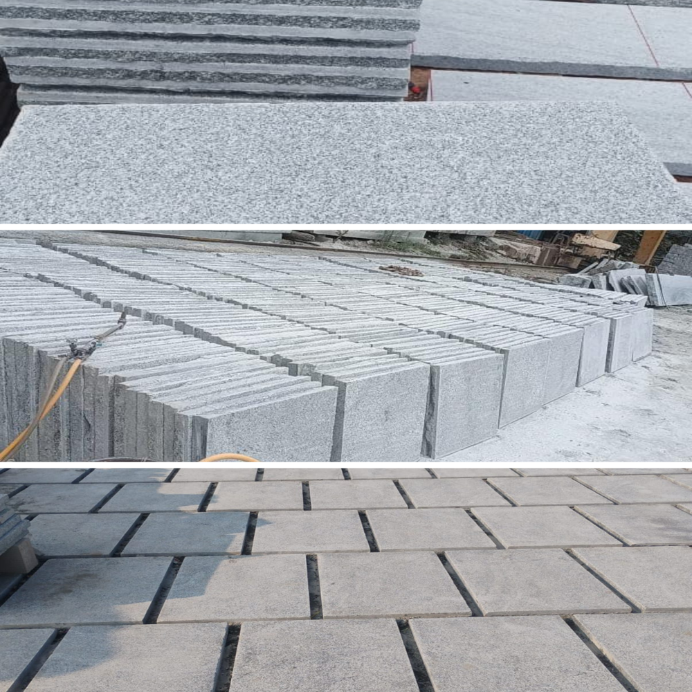 Grey Granite Paving Stone 70mm
