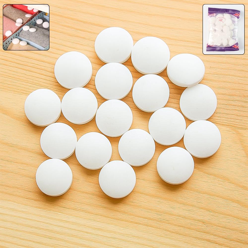 Premium Naphthalene Mothballs & Cupboard Deodorizer Tablets (1 Packet / 20 Gm) - Application: As Per Product Requirement