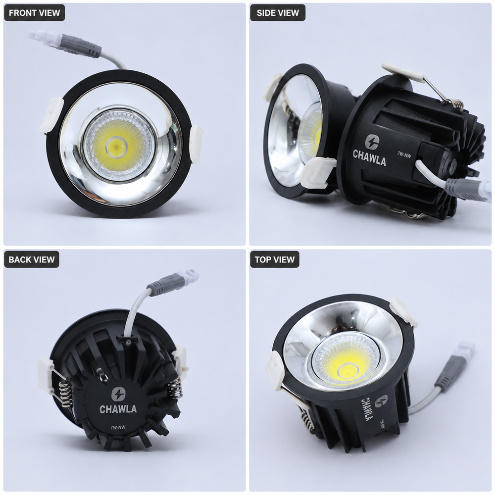 7w Led Cob Light - Color: As Per Requirement