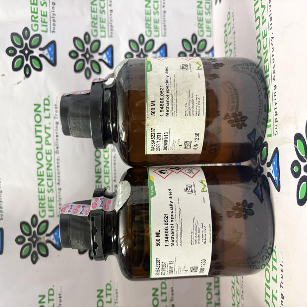 Methanol Specially Dried Supelco 500ml