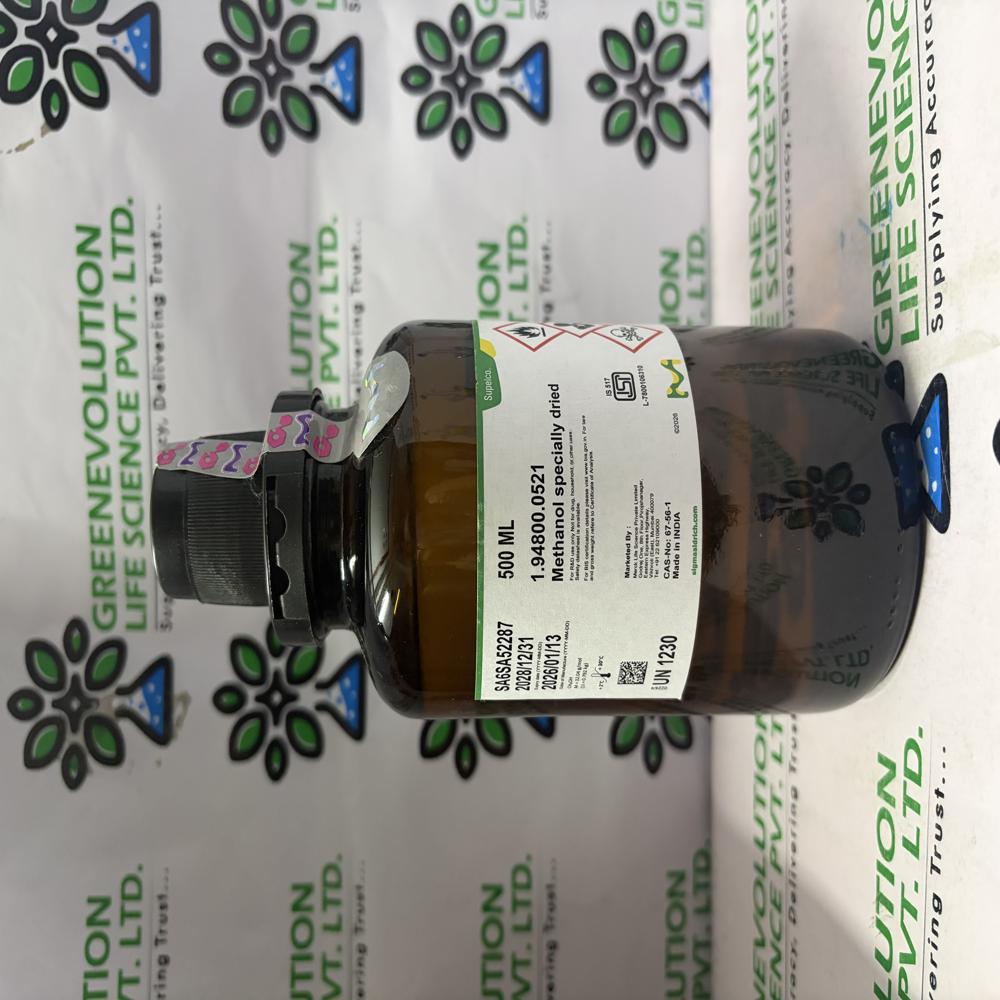 Methanol Specially Dried Supelco 500ml