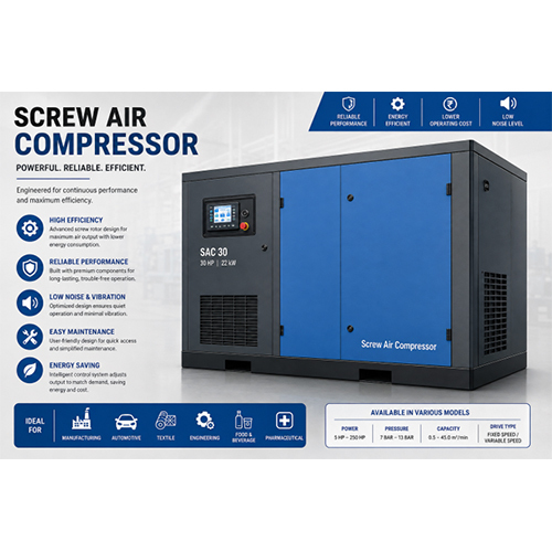 Industrial Screw Air Compressors