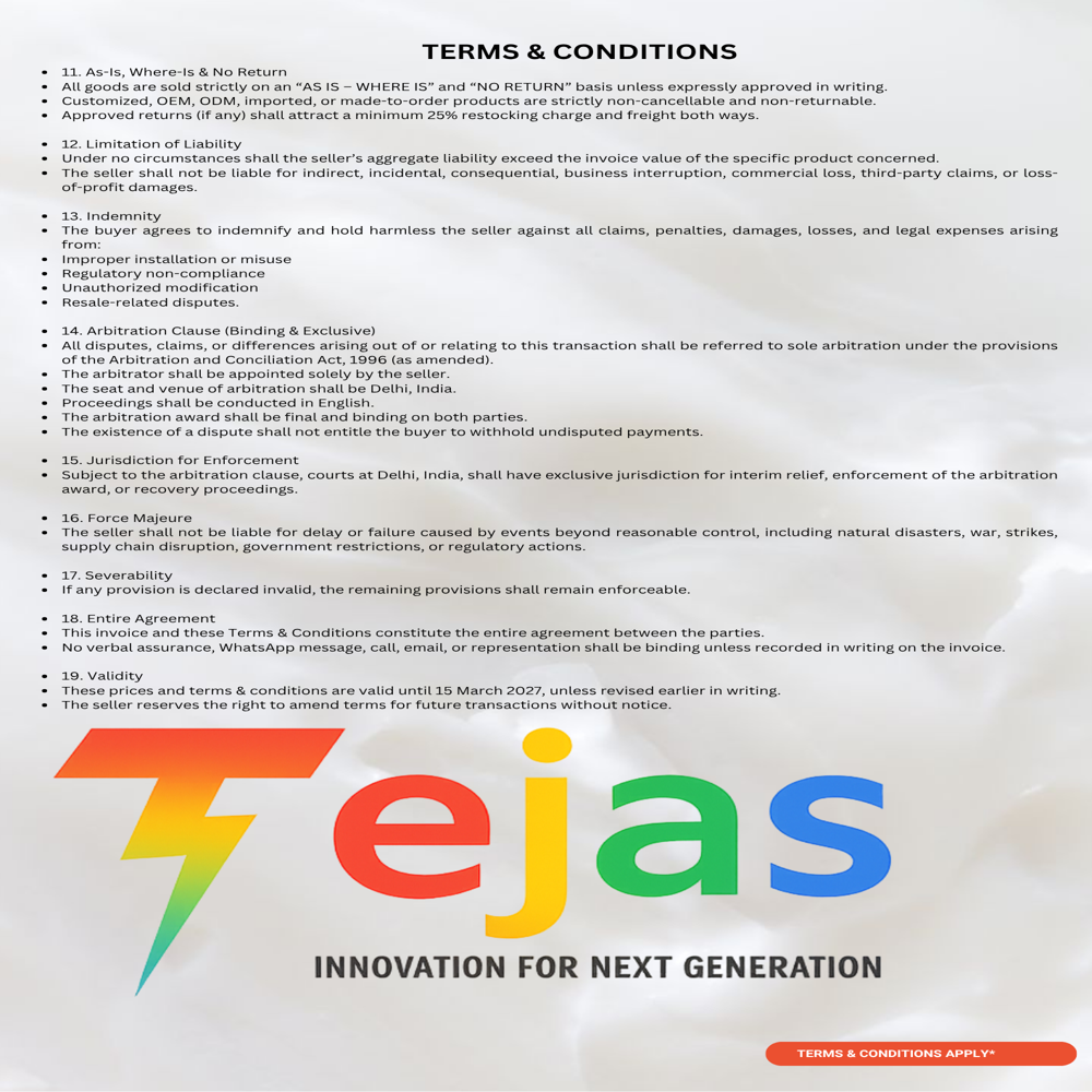 Tejas VOLT (SINGLE LIGHT-10 INCH)