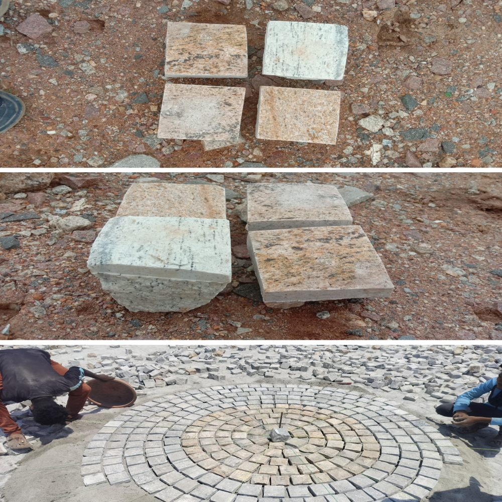 Yellow Granite Machinecut