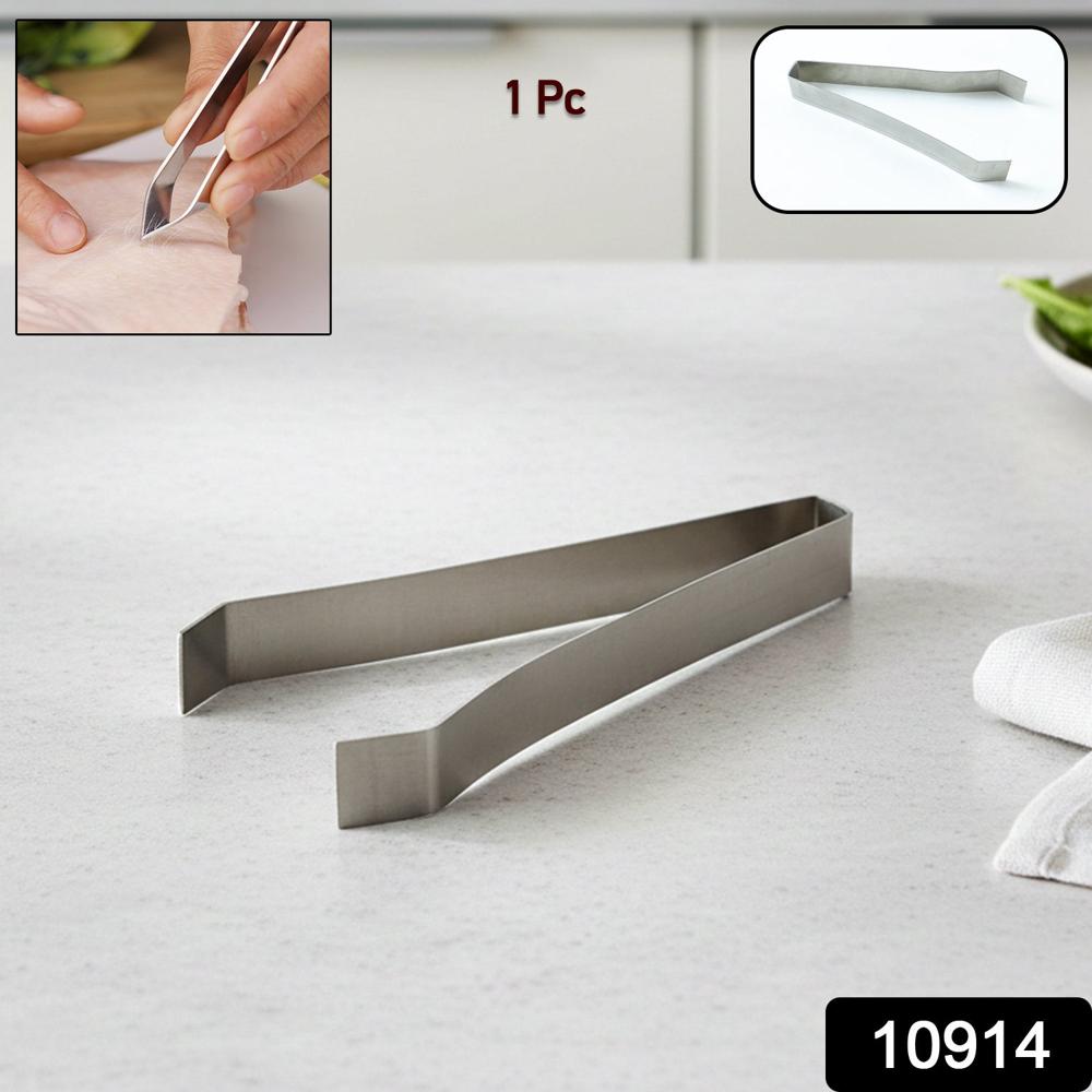 Stainless Steel Fish Bone Tweezer (1 Pc) - Color: Home & Kitchen