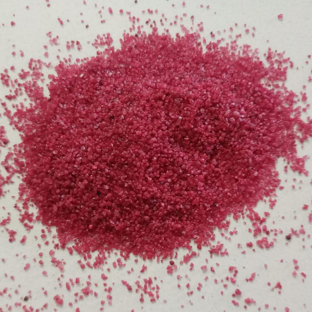 Pink Color Coated Sand  for Wall Texture Plaster and Kids Play Area